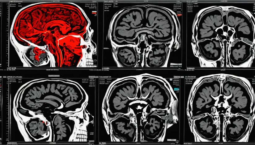 MRI image of brain.