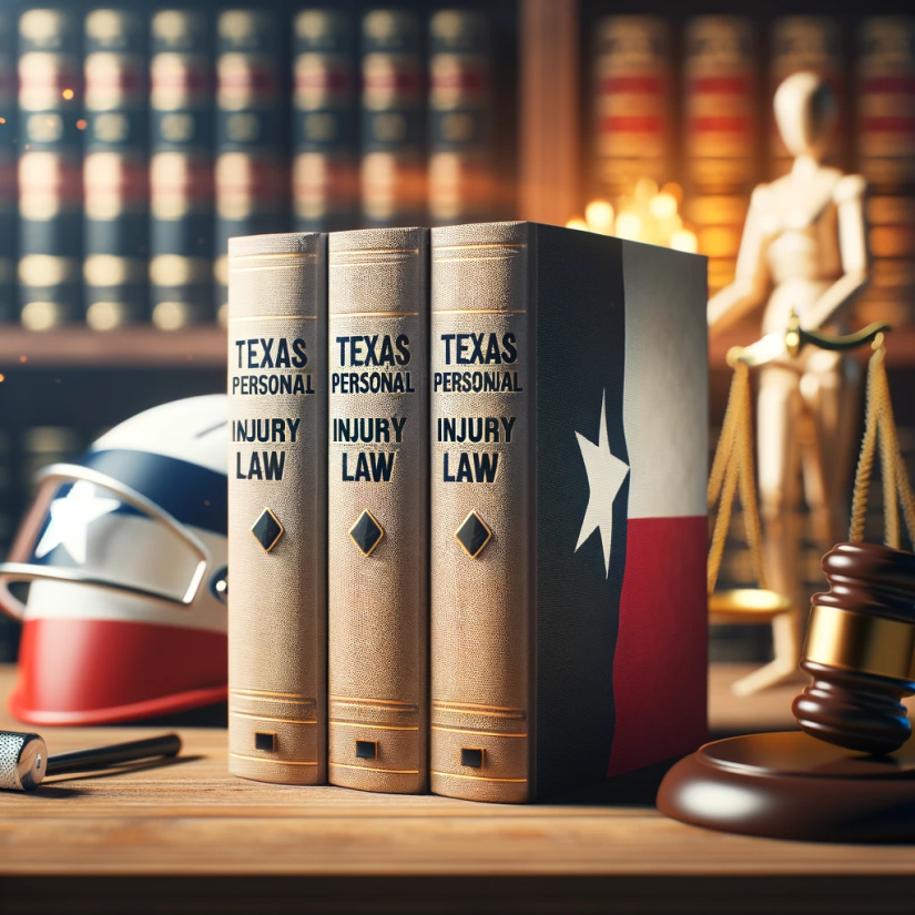 Texas personal injury law books.