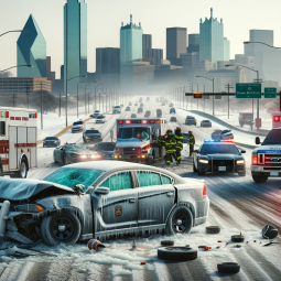 Image for 11 Dangerous Icy Road Spots in DFW (2024) post