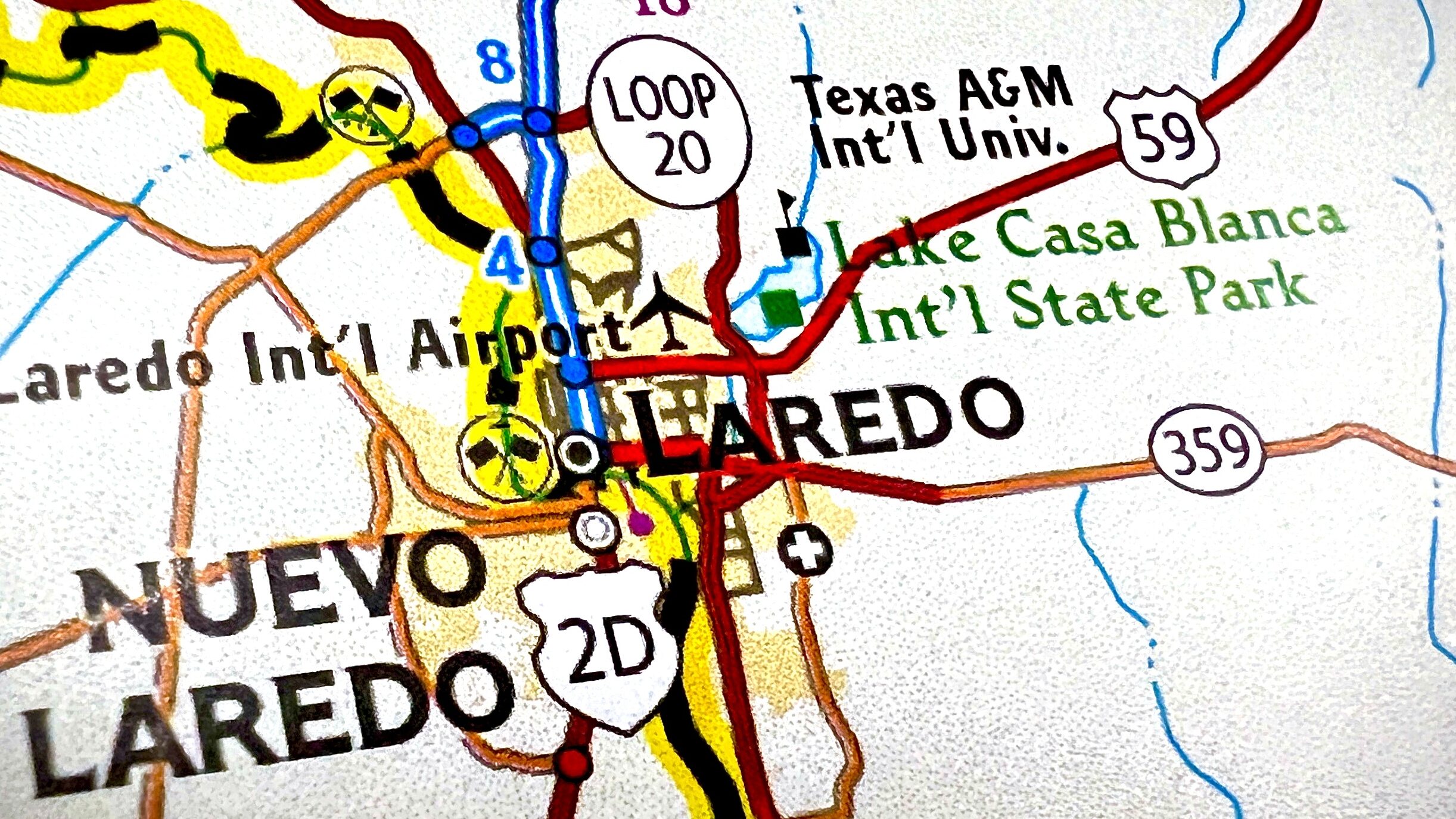 Laredo, TX dangerous intersections for car accidents